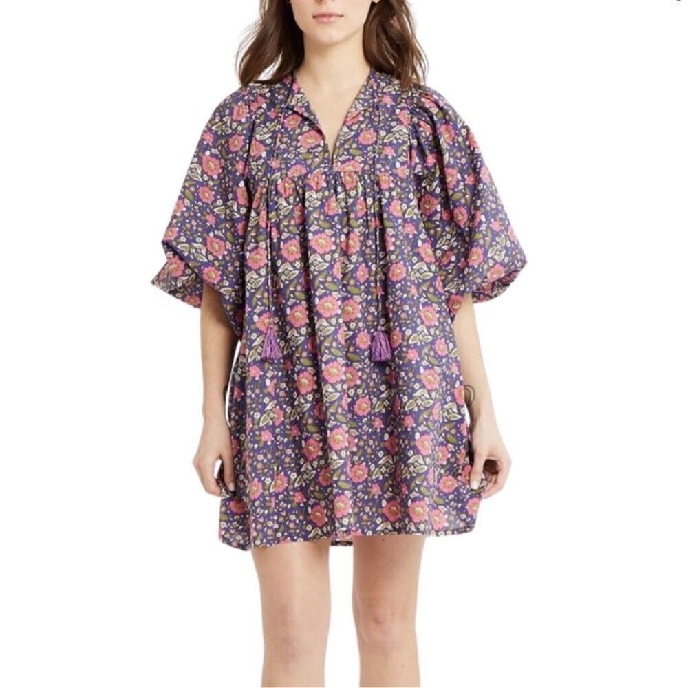 Millie Daisy Dress Primrose Mini Tassel Tie Dress Women's Size XL